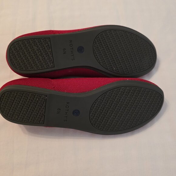 Rothy's Women's Red Ballet Flats, Size 6.5 - Picture 5 of 6